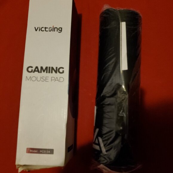 NEW LARGE BLACK VICTSING GAMING MOUSE PAD MAT MOUSEPAD PC313A LAPTOP DESKTOP - Picture 2 of 3